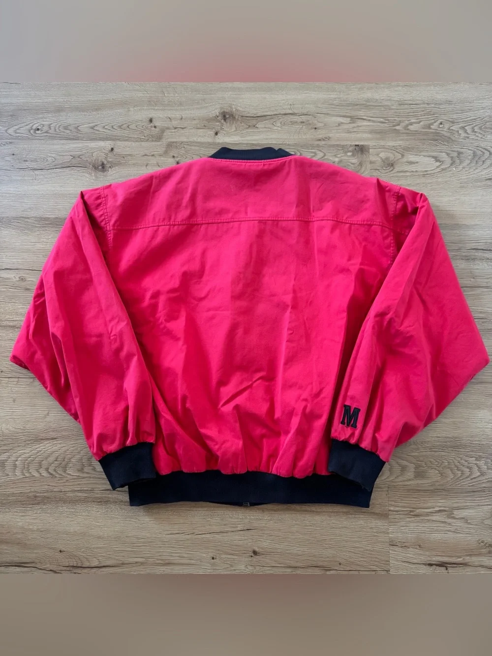 Vintage 90s Marlboro Reversible Bomber Jacket Size XL